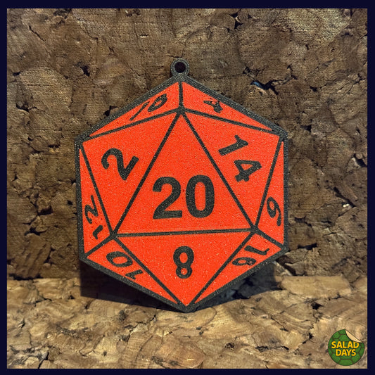 D20 Die -Ornament- Dungeons and Dragons