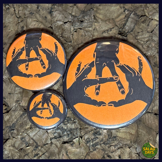 Anarchy -Button/Bottle Opener- Is In Your Hands