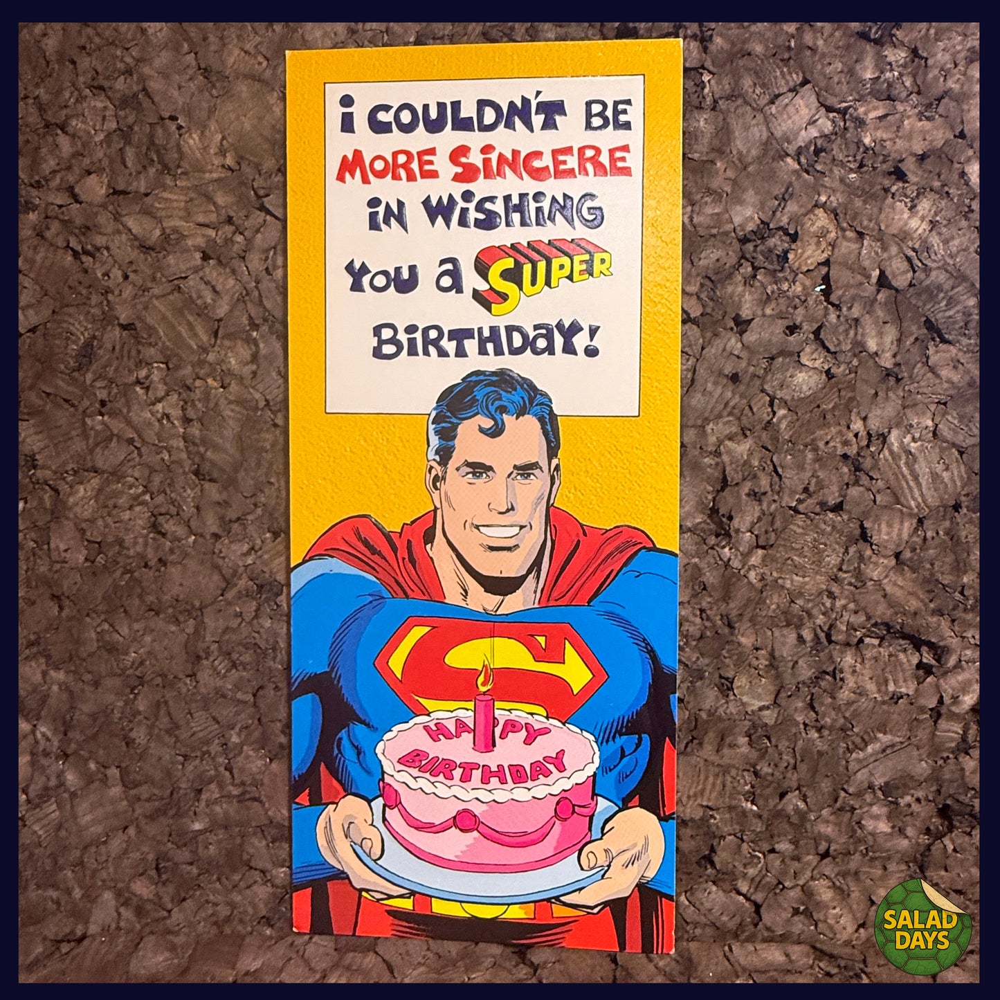 Super Generous -Vintage 1978 Greeting Card-