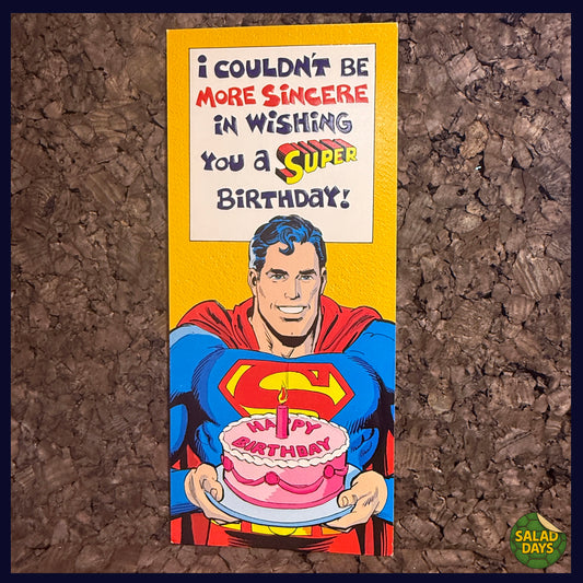 Super Generous -Vintage 1978 Greeting Card-